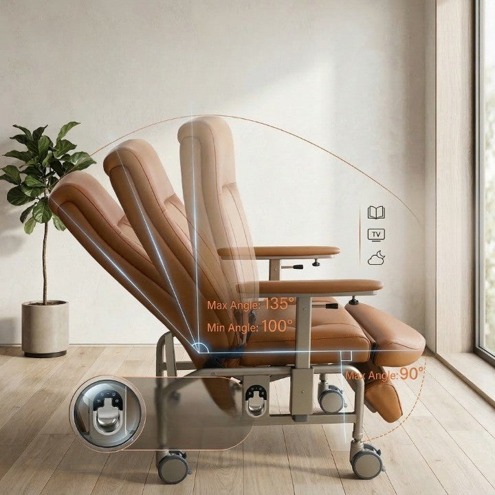 Adjustable Patient Recliner Chair Home Care Bed - Image 2