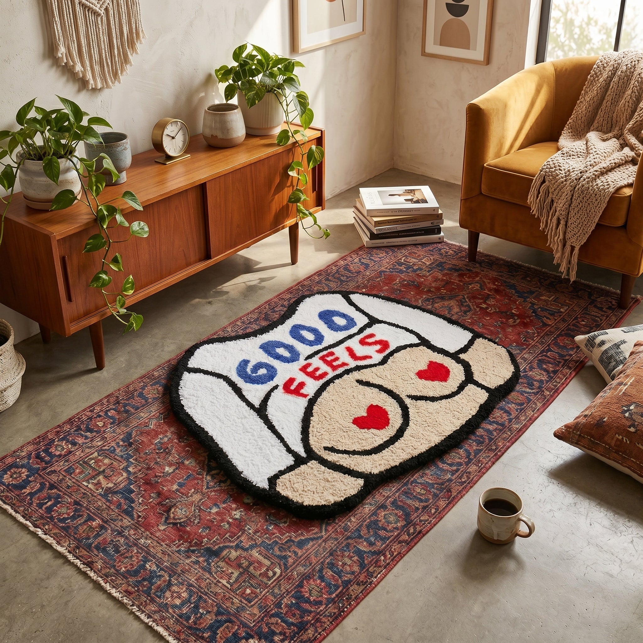 Good Feels Body Art Tufted Rug - Image 1