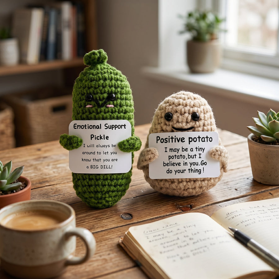 You Got This Mini Crochet Encouraging Desk Buddy Friend - Image 0