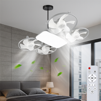 Summer Cool Multi-Propeller Modern LED Ceiling Fan - Image 1