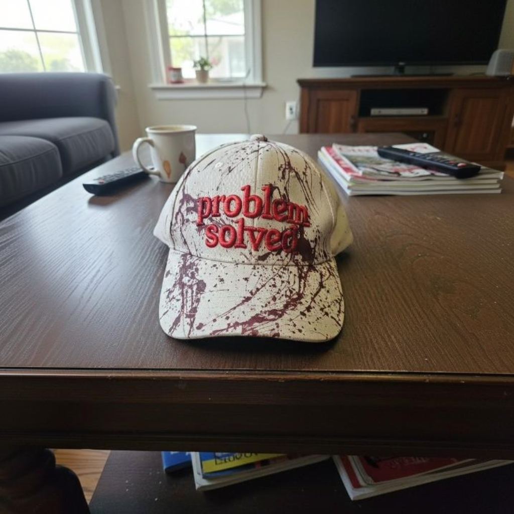 Problem Solved Funny Hat - Image 1