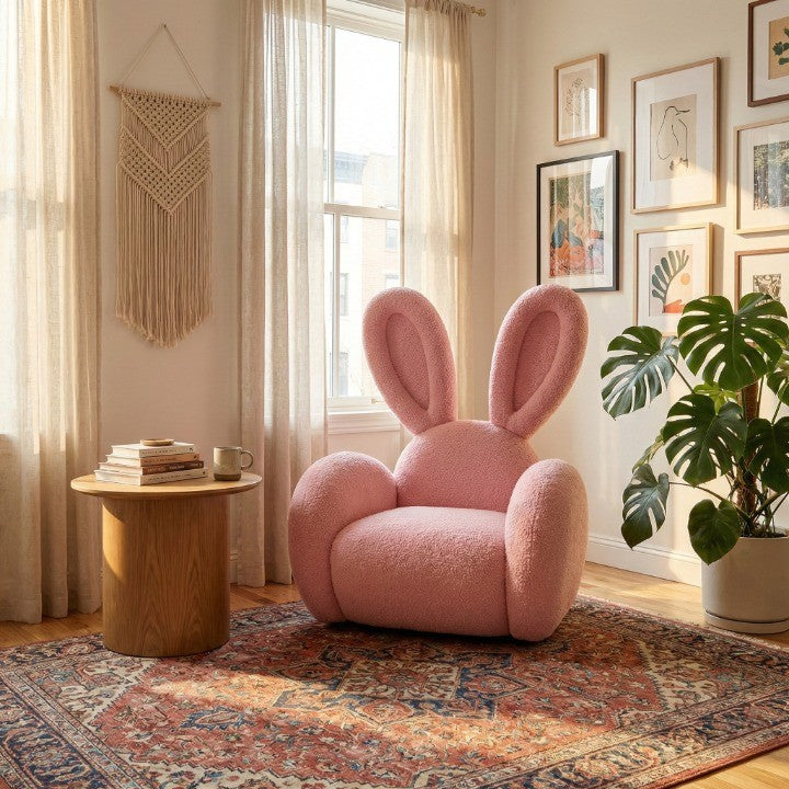 Bunny Ear Cozy Accent Lounge Chair - Image 5