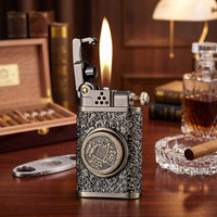 Dragon Wings Brass Kerosene Lighter - Image 0