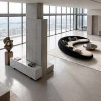 Curved Crescent Modular Elegant Sectional Sofa - Image 3
