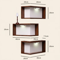 Floating Design Corner Wall Shelf - Image 5