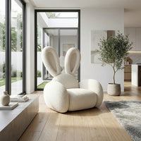 Bunny Ear Cozy Accent Lounge Chair - Image 4
