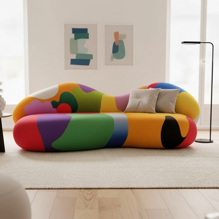 Rainbow Art Irregular Modular Lounge Sofa - Image 2