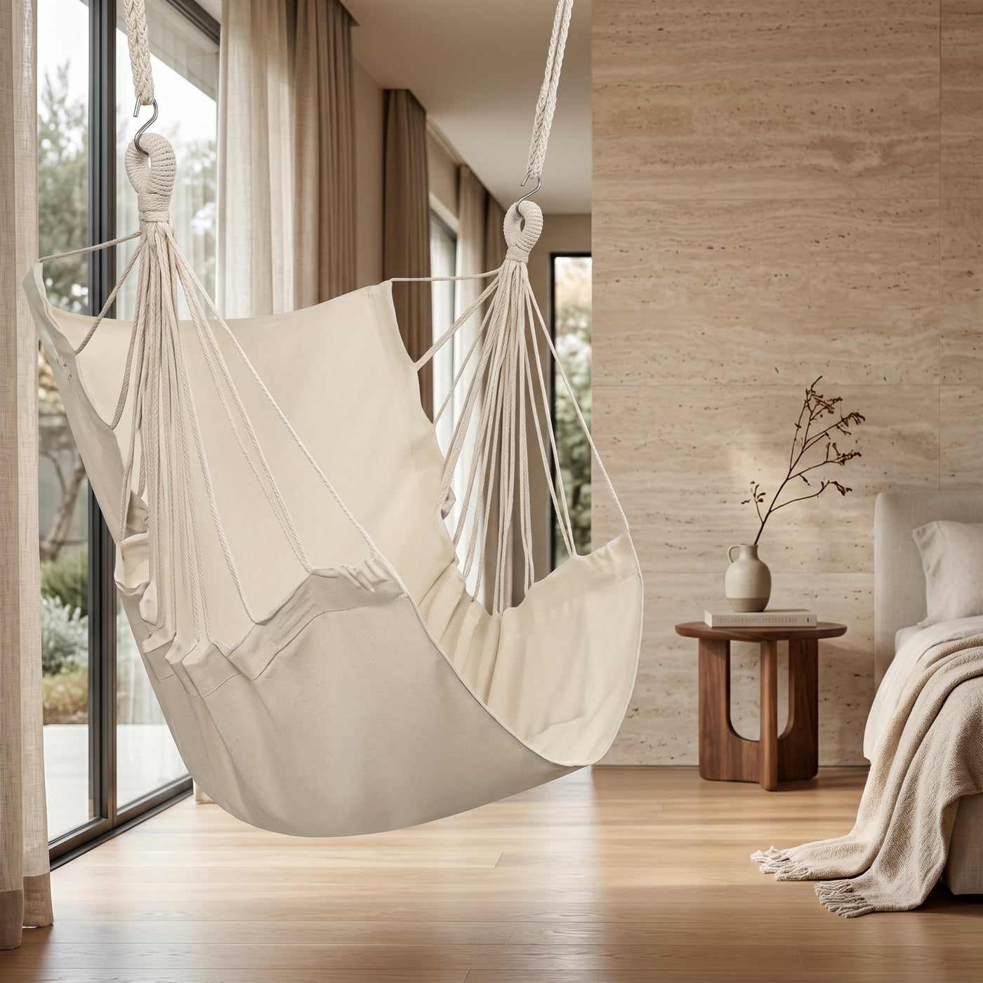 Sunday Swing Hanging Hammock Patio Lounge Seat - Image 1