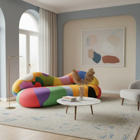 Rainbow Art Irregular Modular Lounge Sofa - Image 5