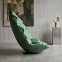 Sea Shell Velvet Accent Lounge Chair - Image 6