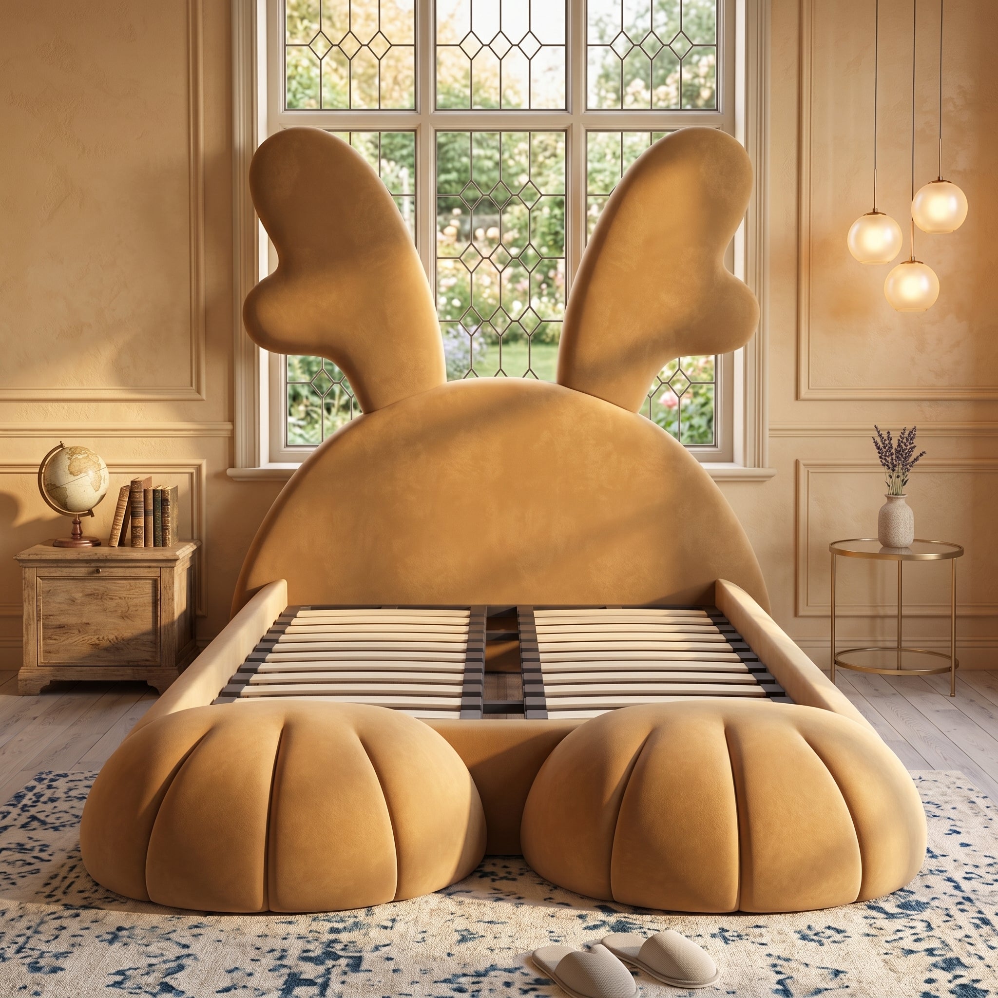 Big Rabbit Cozy Aesthetic Bed - Image 5