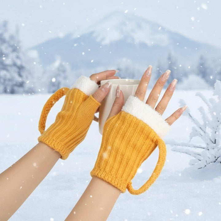 Bottoms Up Winter Fingerless Gloves - Image 3