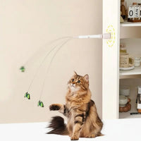 Interactive Rotating Cat Activity Butterfly Toy - Image 2
