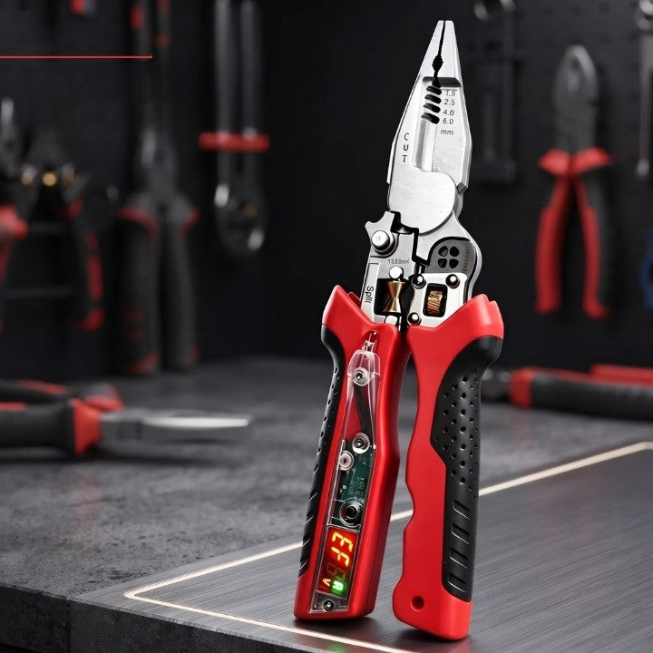 Wireworks Digital Voltage Tester Crimping Pliers