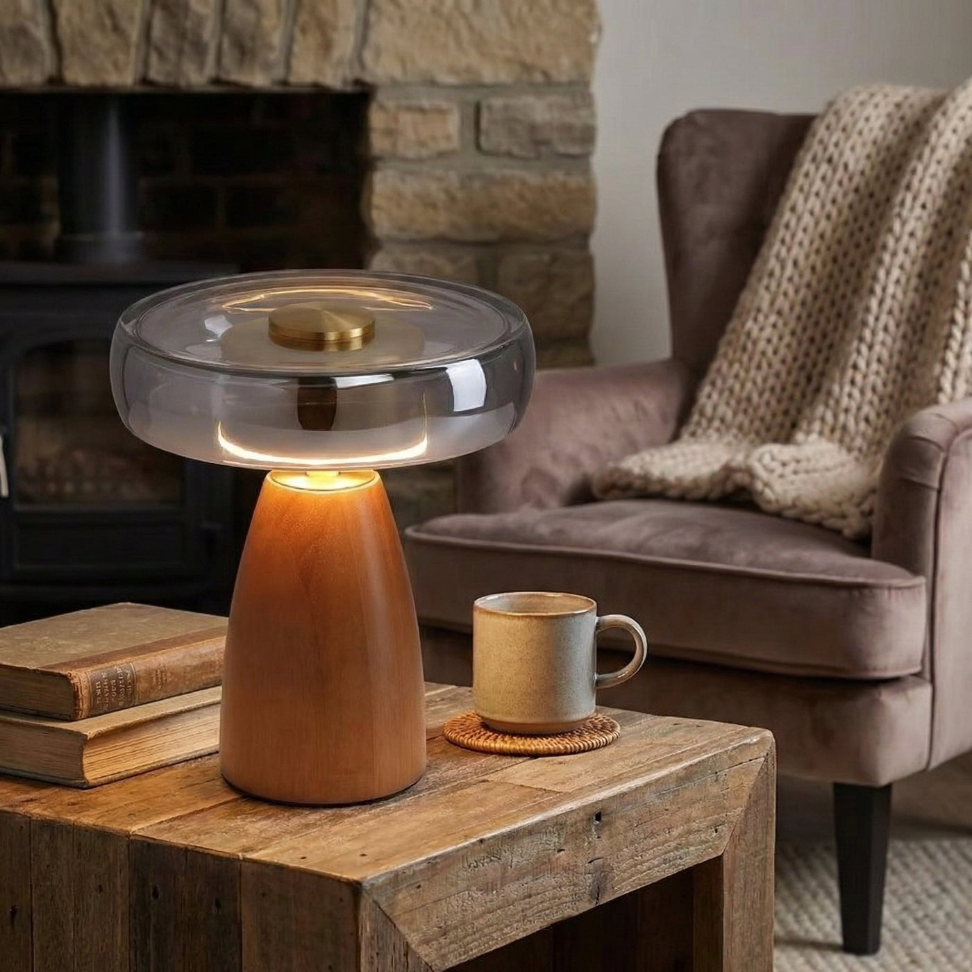Glass Dome Ambient Table Lamp - Image 1