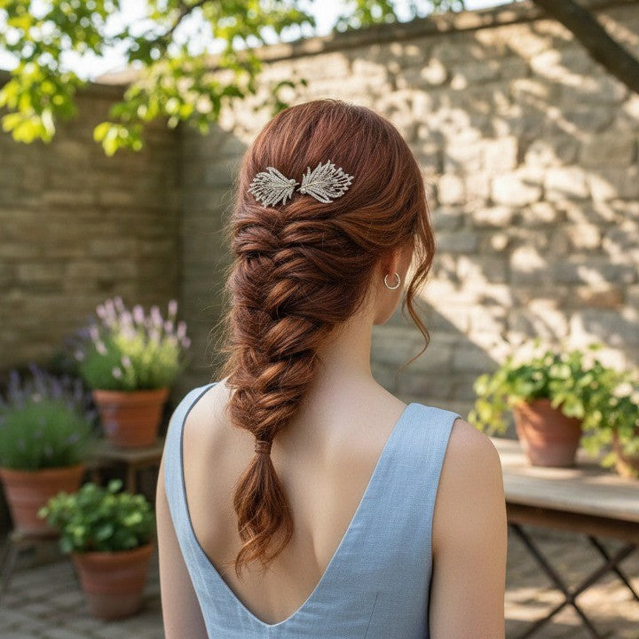 Aurora Feather Wing Hair Clip - Image 1