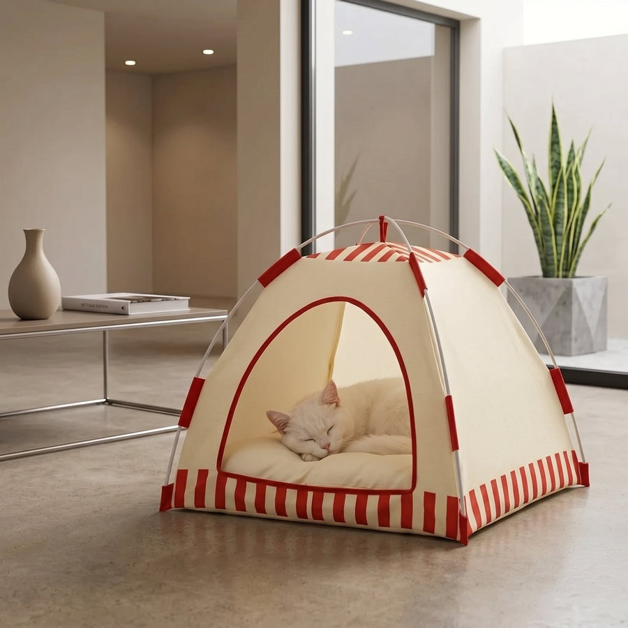 Cute Print Indoor Pet Tent Bed House - Image 0