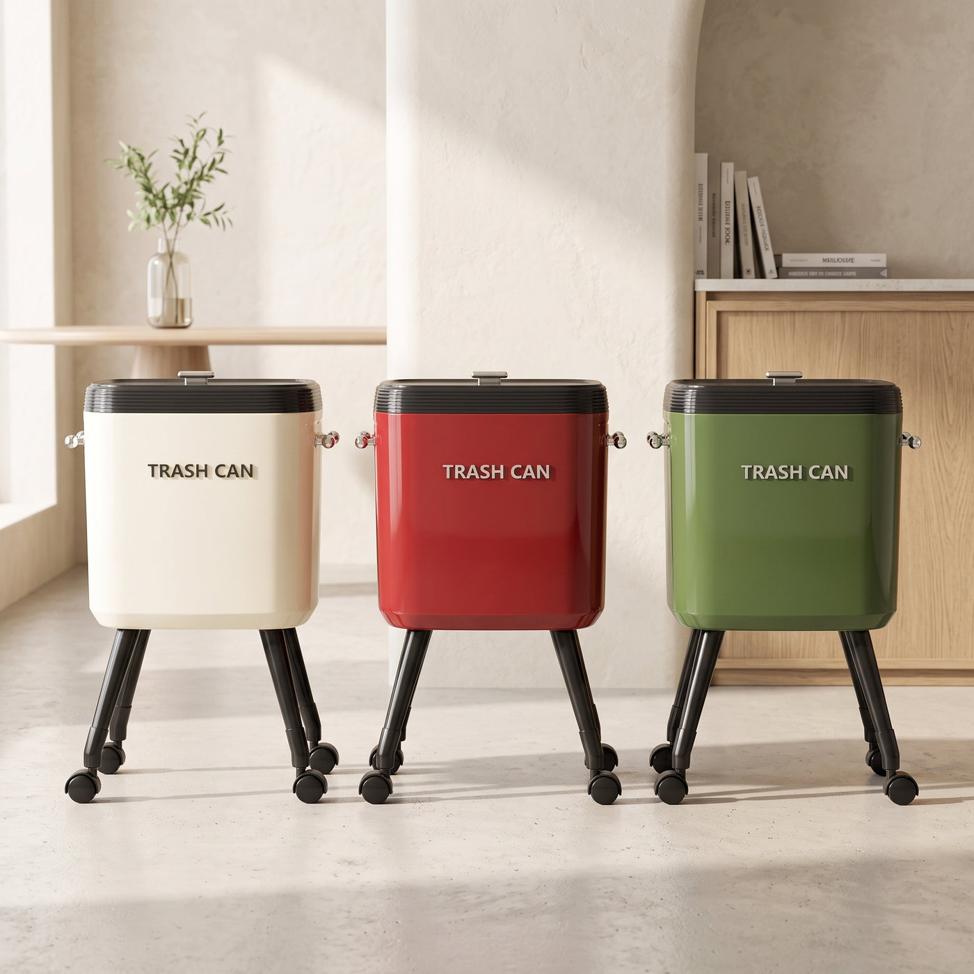 Easytoss Multifunctional Kitchen Trash Can
