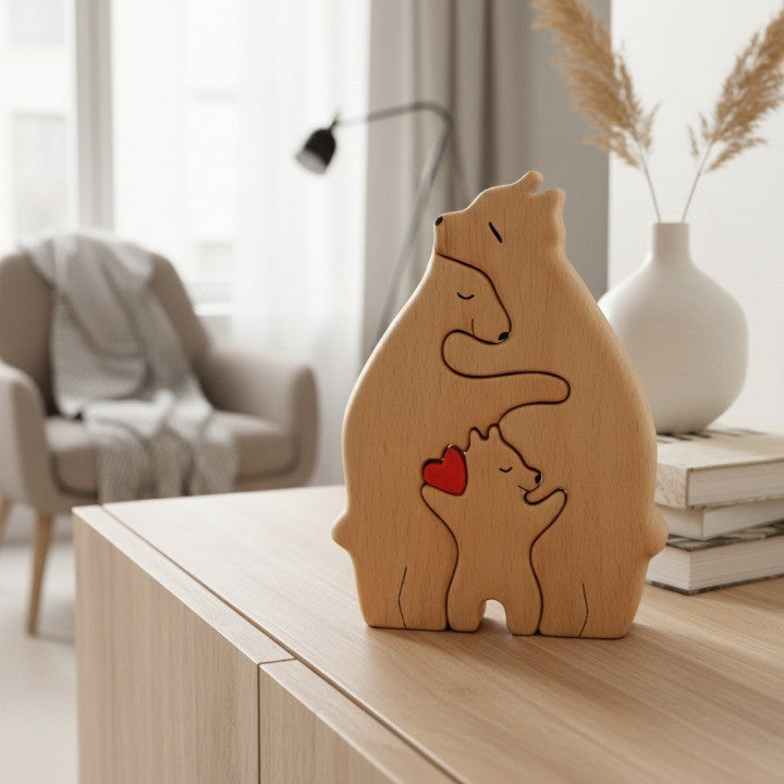 Loving Bears Interlocking Puzzle Decor - Image 3