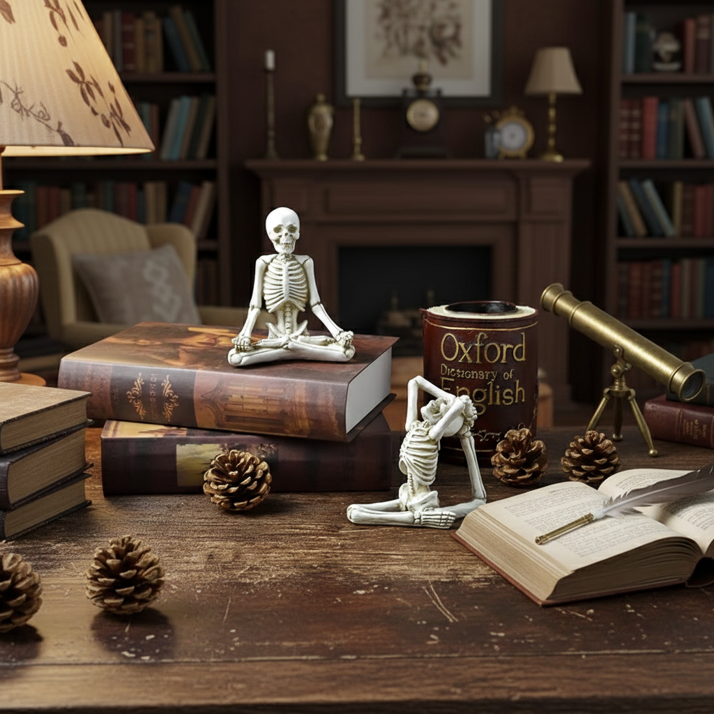 Yoga Master Skeleton Figurine - Image 4