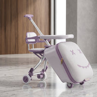 Hop On Kids Ride-On Travel Suitcase Stroller - Image 4