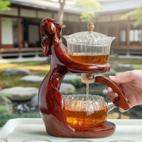 Nature Harmony Wooden Teapot - Image 1