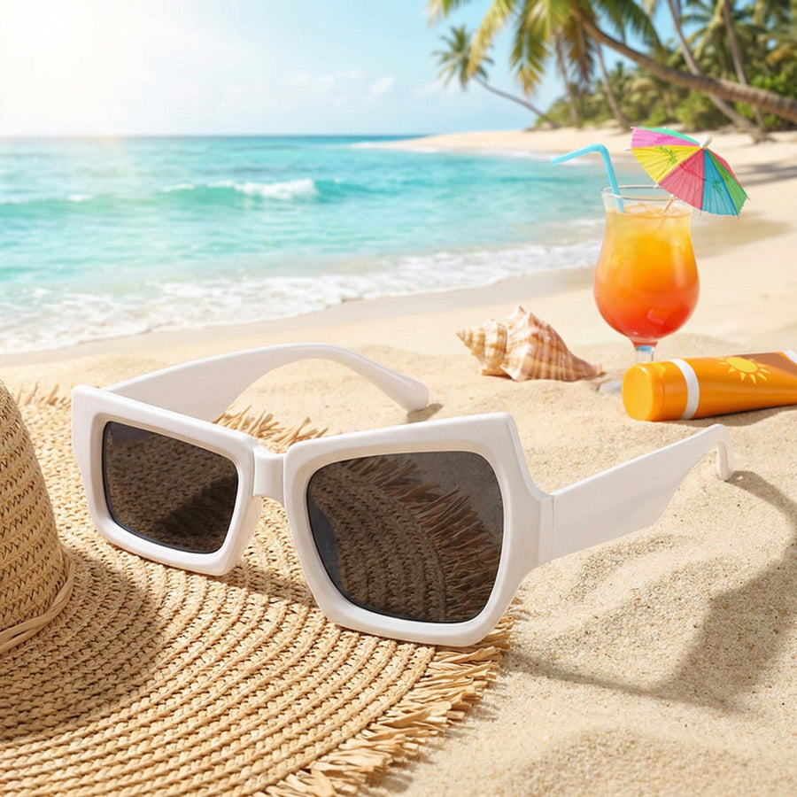 Bold Eye Geometric Sunglasses - Image 0