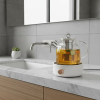 Wavy Glass Heat Adjustable Tea Maker - Image 3