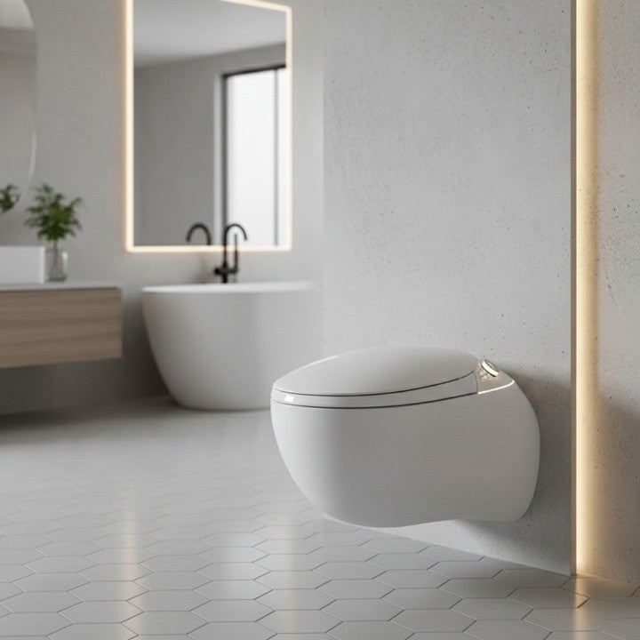 Japanese Style Floating Smart Modern Toilet - Image 1