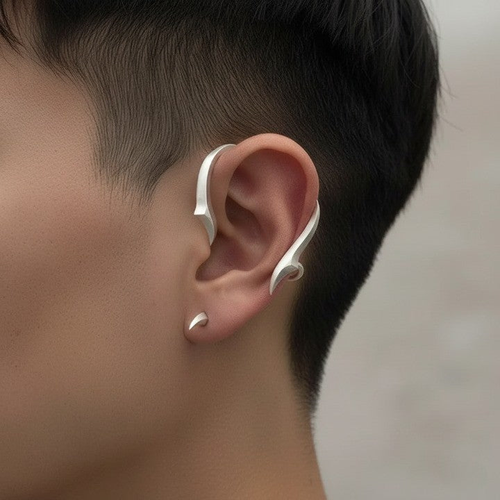 Night Arc Japanese Ear Cuff - Image 4