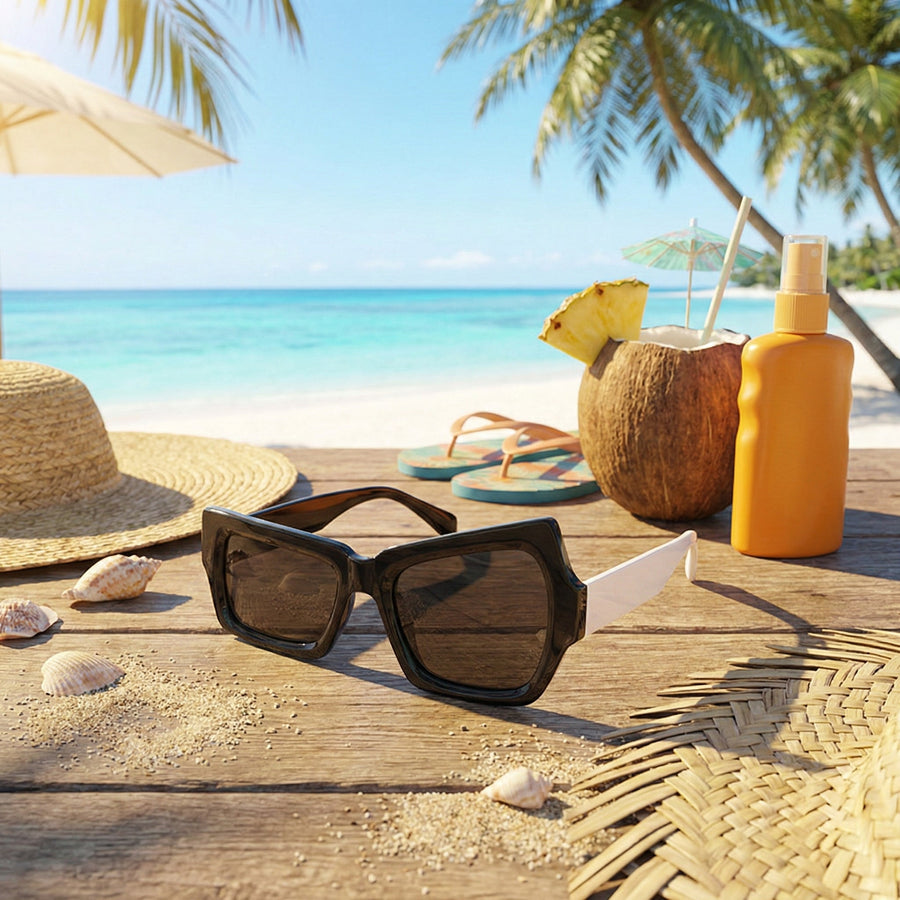 Bold Eye Geometric Sunglasses - Image 2