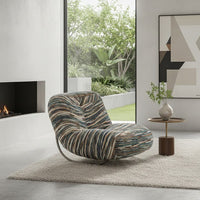 Italian Lounge Modern Curved Rocking Chair - Image 3
