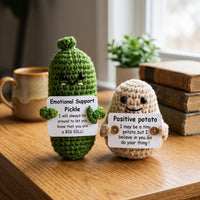 You Got This Mini Crochet Encouraging Desk Buddy Friend - Image 2