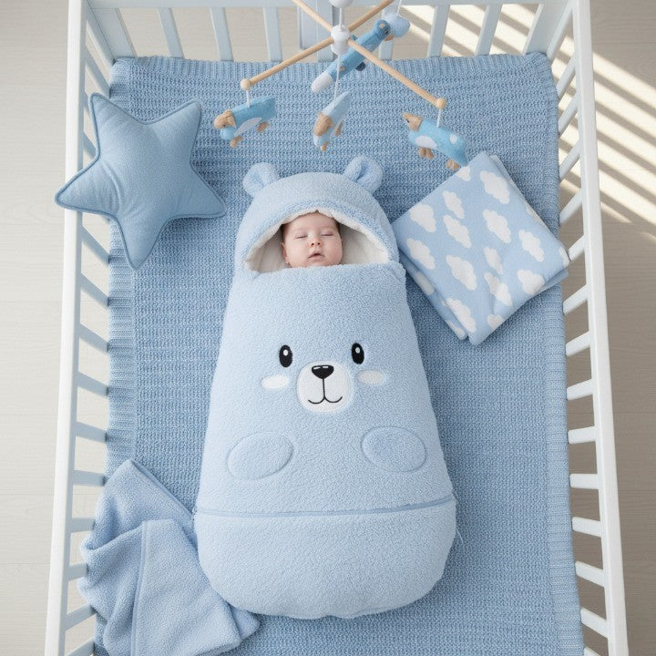 Cozy Mood Cartoon Infant Winter Sleep Bag - Image 1