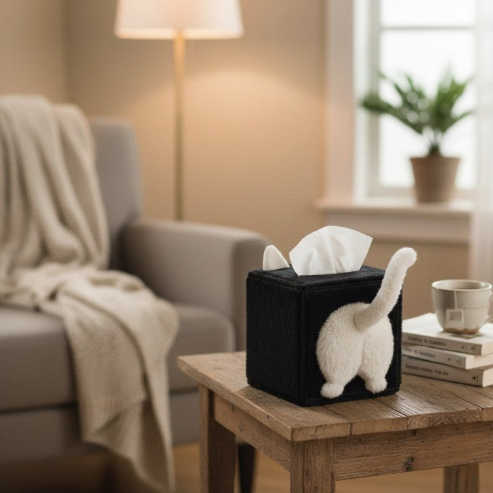Cat Butt Quirky Tissue Box - Image 0