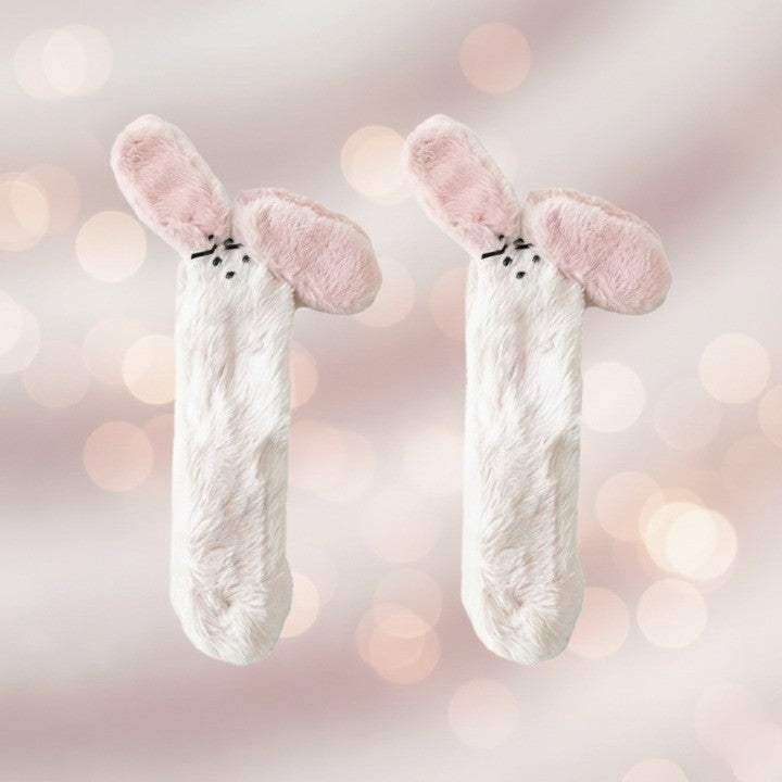 Soft Puppy Ears Fuzzy Warm Socks - Image 7