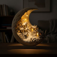 Moon Winter City Decor - Image 3