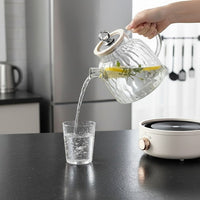 Wavy Glass Heat Adjustable Tea Maker - Image 2