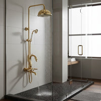 Gold Swan Design Rainfall Shower System - Image 0
