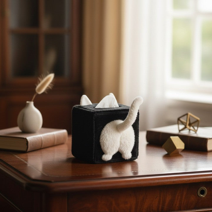 Cat Butt Quirky Tissue Box - Image 1