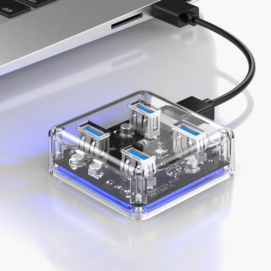 Multi-Port Transparent High Speed USB Splitter · Mavigadget