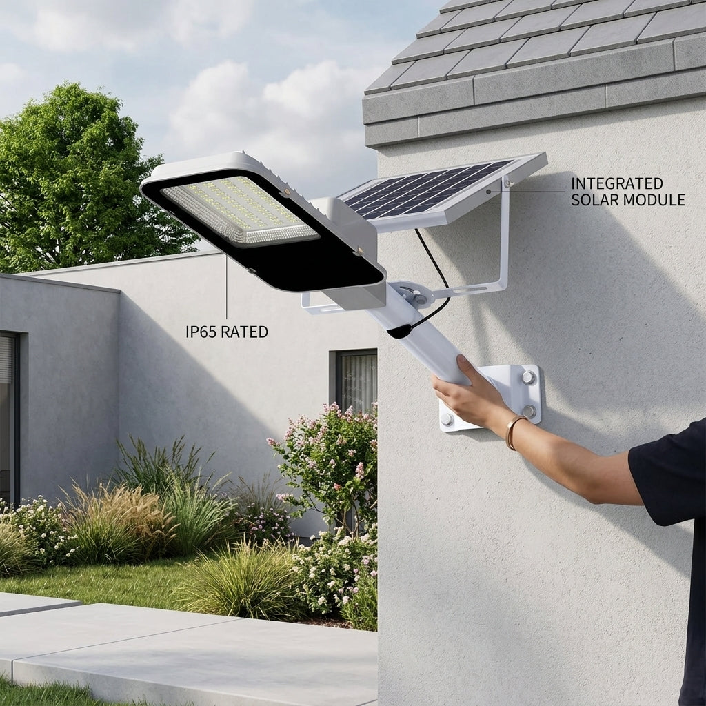 Heavy-Duty Outdoor Solar Security Waterproof Light - Image 1