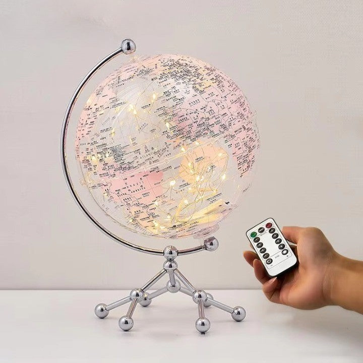 Golden Sail World Map Decor LED Light - Image 3