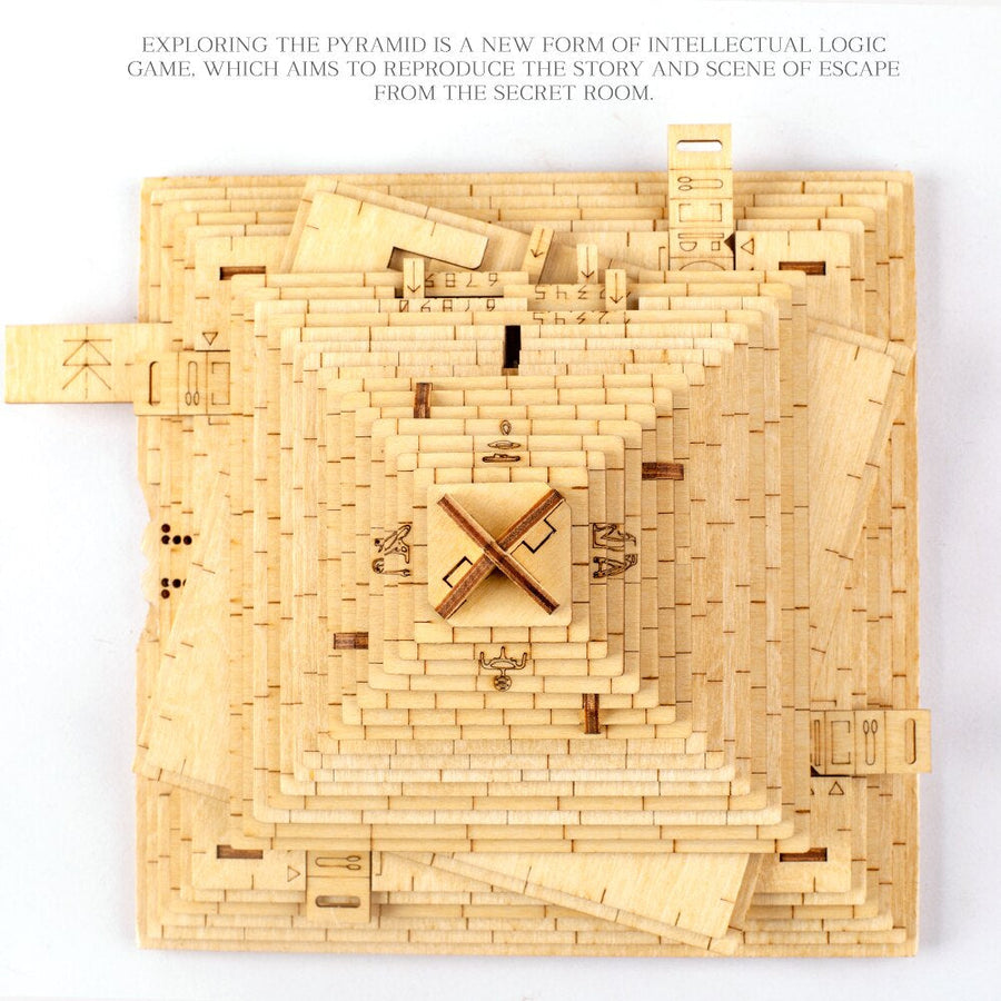 Wooden Assemble The Pyramid of Maya - Image 3