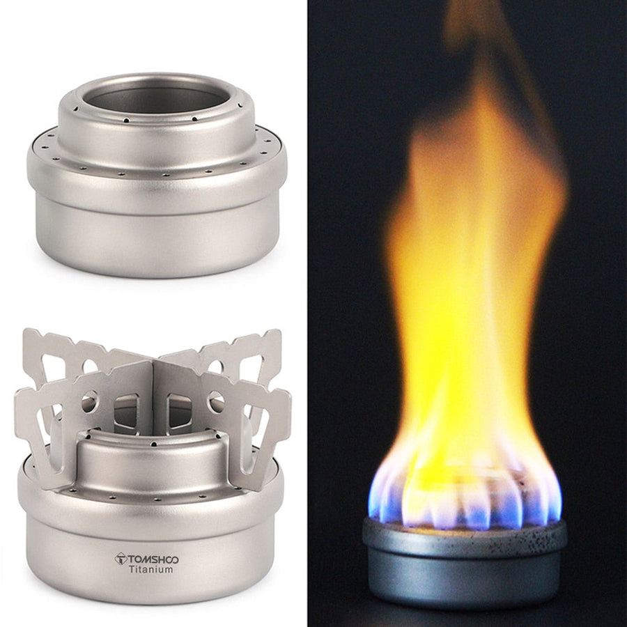 Mini Portable Titanium Travel Stove - Image 3