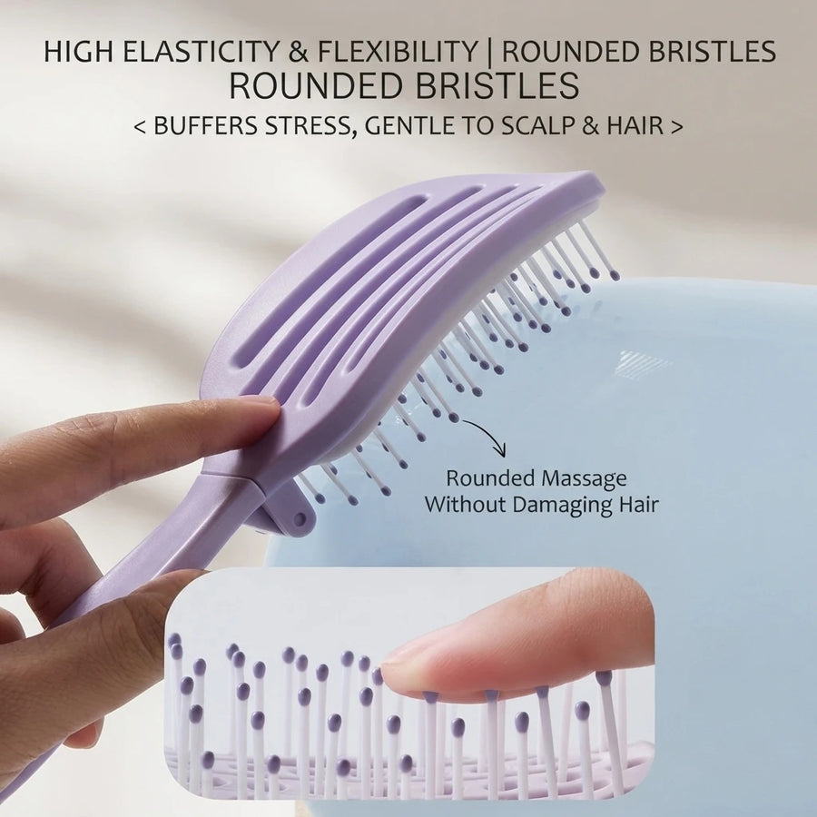 Volume Up Self-Cleaning Detangling Hair Brush