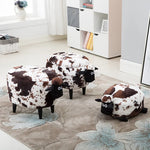 Fluffy Sheep Ottoman Organizer with Storage