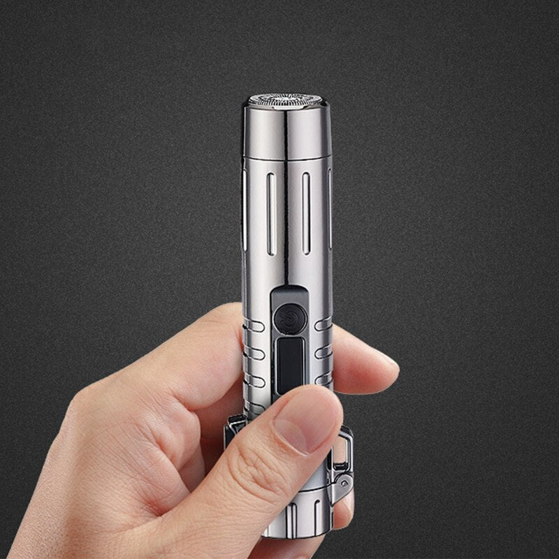 Multifunctional Electric Razor Shaver with Built-in Lighter - Image 0