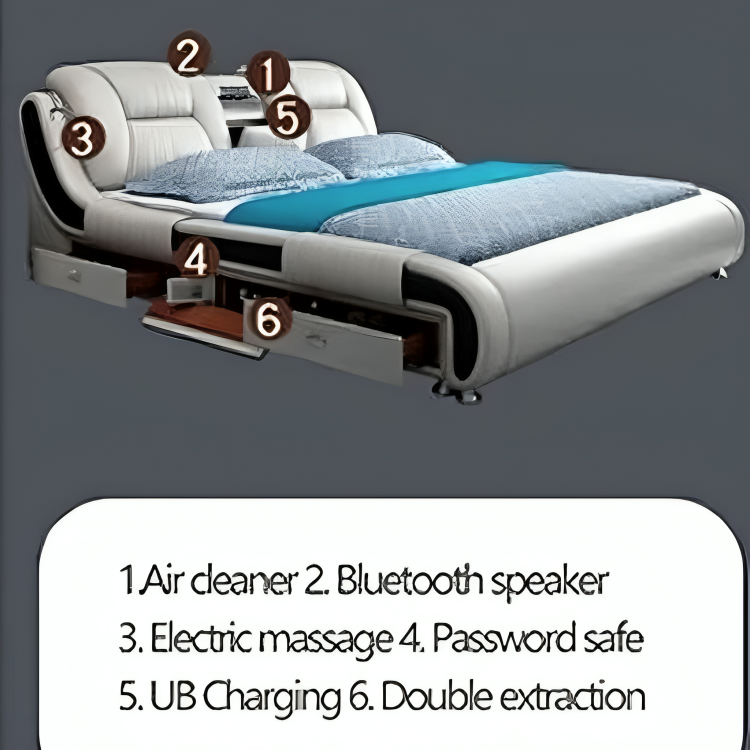 Dream Nest Nano Tech Built-in Speaker Smart Bed - Image 4