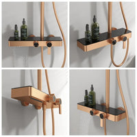 Golden Mist Dual-Mode Rainfall Shower Set - Image 3